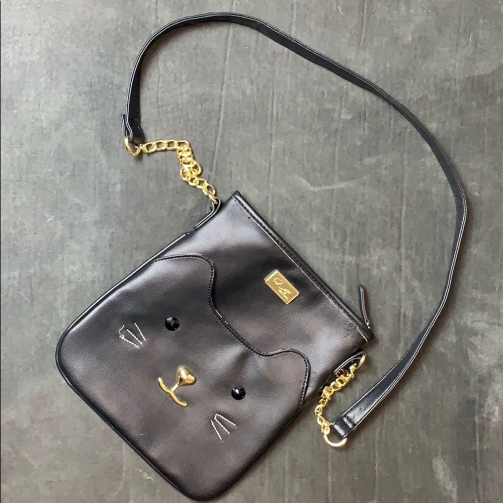 betsey johnson’s kitty purse